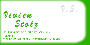 vivien stolz business card